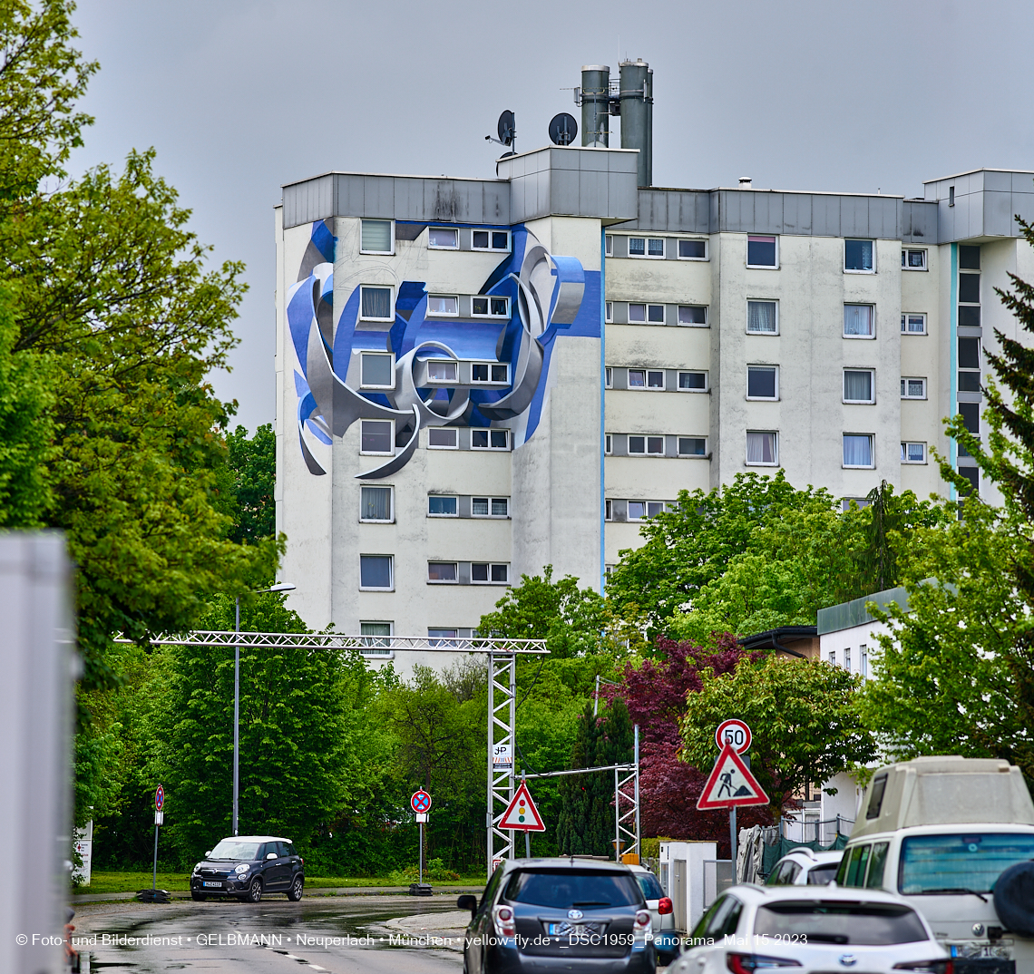 15.05.2023 - Graffitis vom italienischen Künstler Peeta in Neuperlach